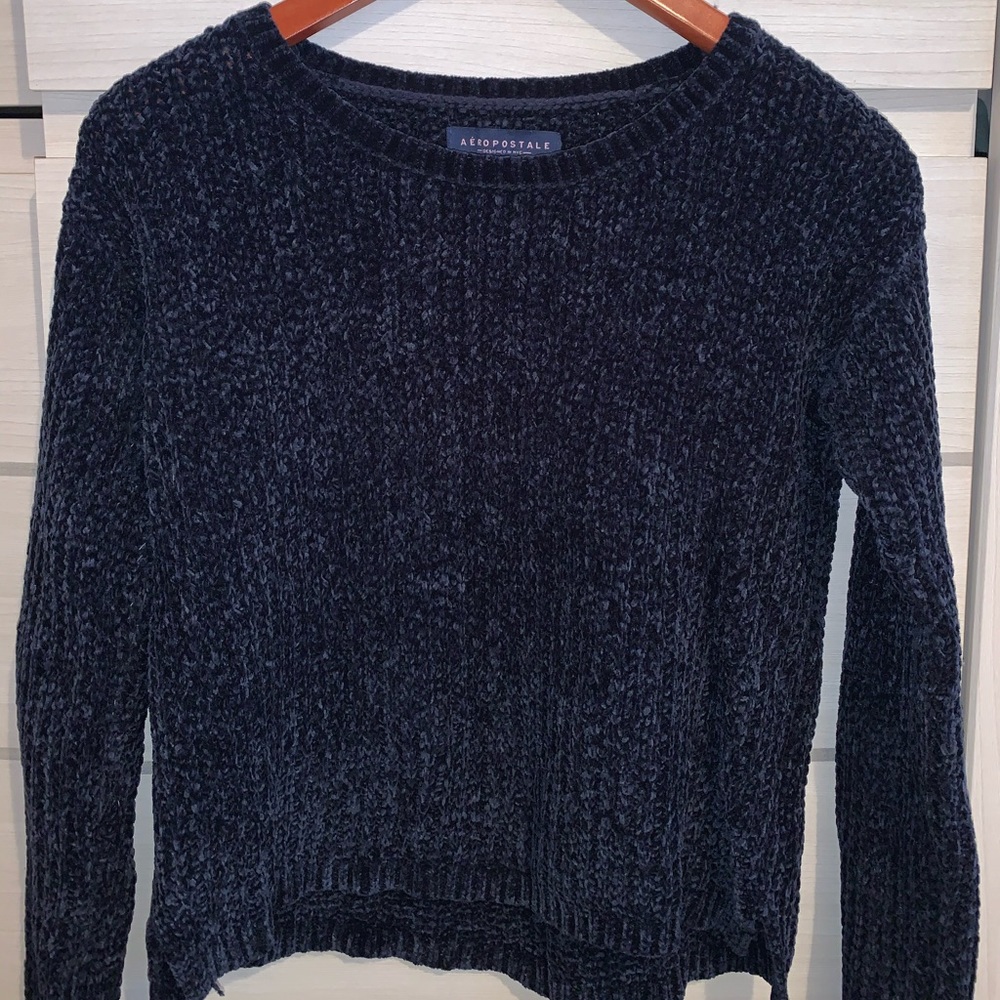 Navy Knit Sweater